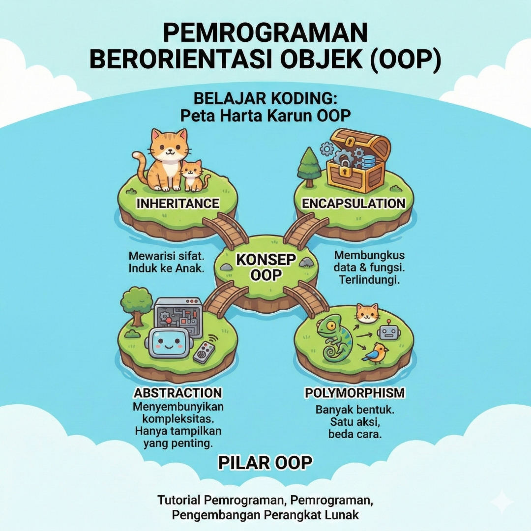 Menguasai 4 Pilar OOP: Fondasi Penting dalam Pemrograman Modern